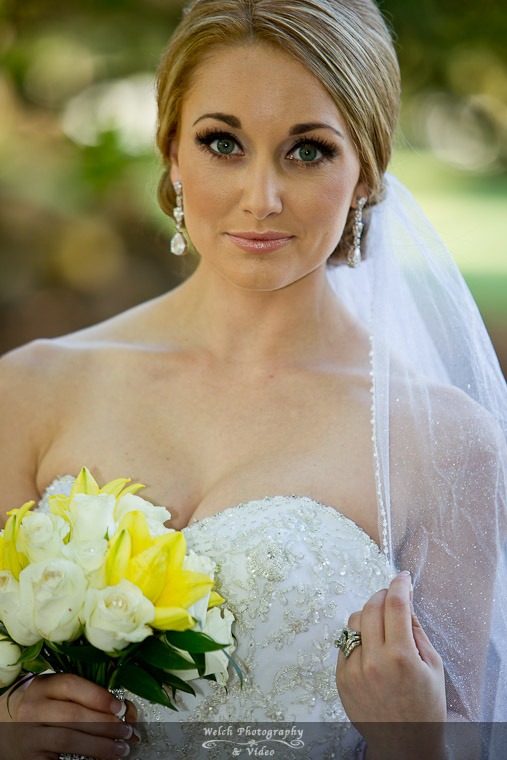 Bridal portrait Audubon Park
